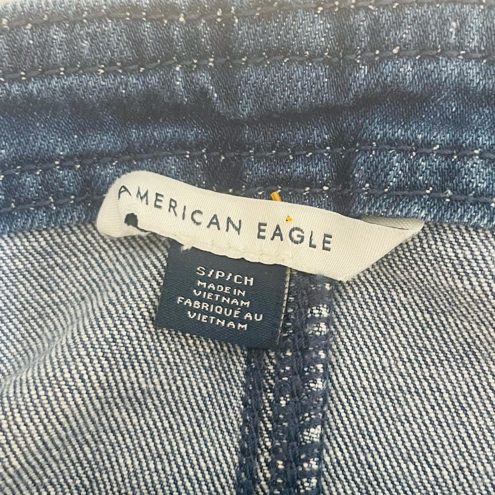 American Eagle Jumper Denim Dress Overall Size S - Picture 5 of 5